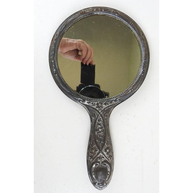 Antique Ornate Art Nouveau Hand Mirror | Chairish