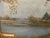 C. 1930s Impressionist Painting of Boat on Lake For Sale - Image 4 of 6