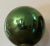 Large Green Mercury Glass Garden Gazing Sphere or Witch's Ball For Sale - Image 4 of 8