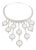 Louis Feraud Paris Chrome and Mirrors Space Age Necklace For Sale