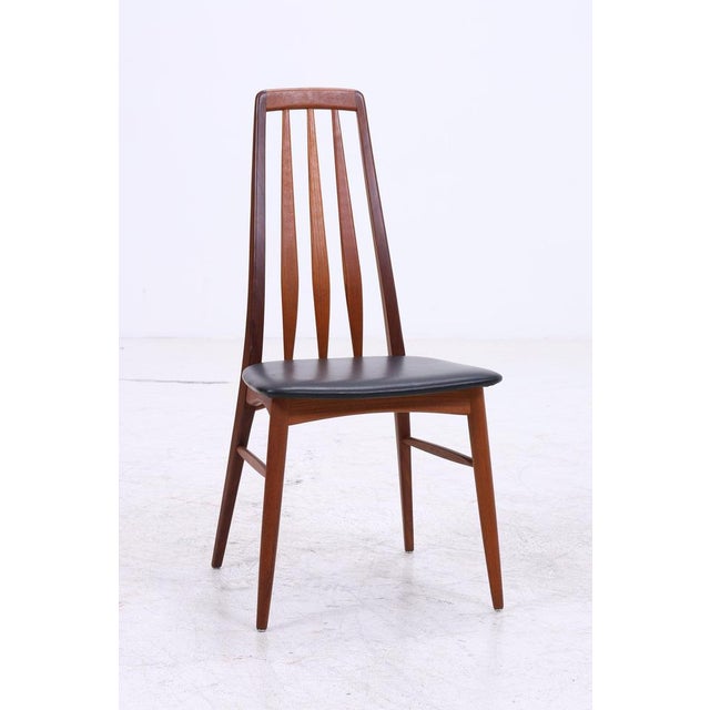 Danish Eva Chairs in Teak by Niels Koefoed, Set of 4 For Sale - Image 5 of 18