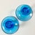 1940s Art Deco Boho Chic Hollywood Regency Depression Era Pressed Glass Candle Holders - A Pair For Sale - Image 13 of 13