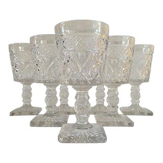 Vintage Cape Cod Wine Stems - Set of 7 For Sale