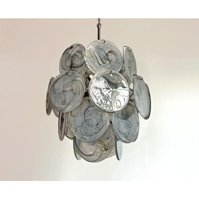 1990s Vintage Italian Murano Chandelier, 1990s For Sale - Image 5 of 18