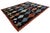 Modern Moroccan Style Hand-Knotted Wool Area Rug With Geometric Diamond Motif For Sale - Image 12 of 12