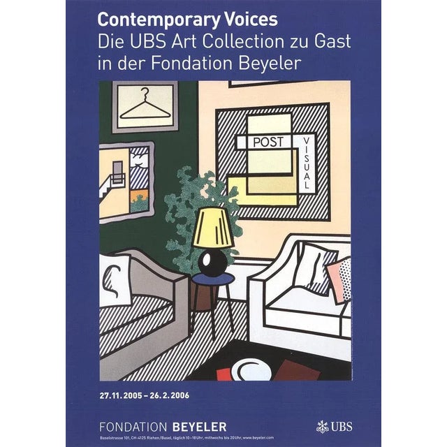 Artist: Roy Lichtenstein Title: Post Visual Year: 2004 Signed: No Medium: Offset Lithograph Paper Size: 16.5 x 11.75...