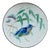 German Majolica Bird Plate, Circa 1900 For Sale
