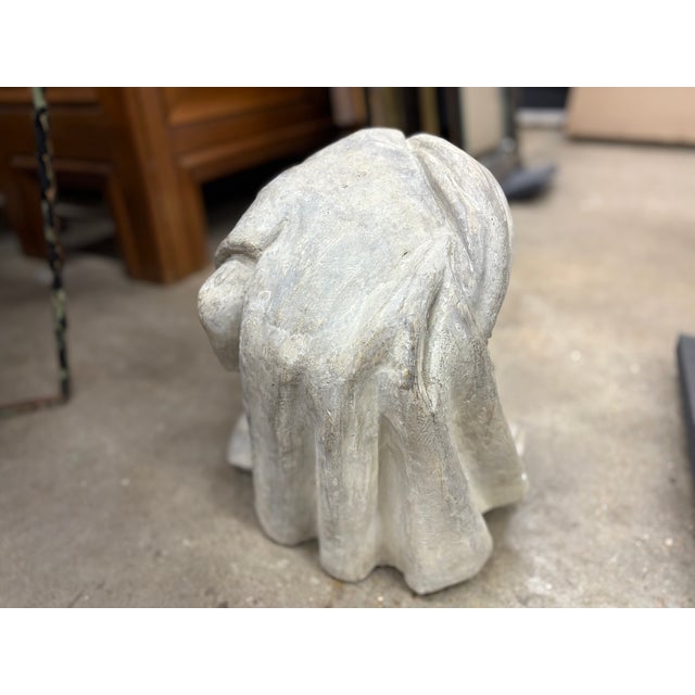 Gray 19th Century Italian Plaster Bust For Sale - Image 8 of 10
