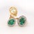14k Yellow Gold Ring With 1.57ct Oval Emerald and 0.91ct Yellow Natural Diamond, Size 7 For Sale - Image 10 of 10