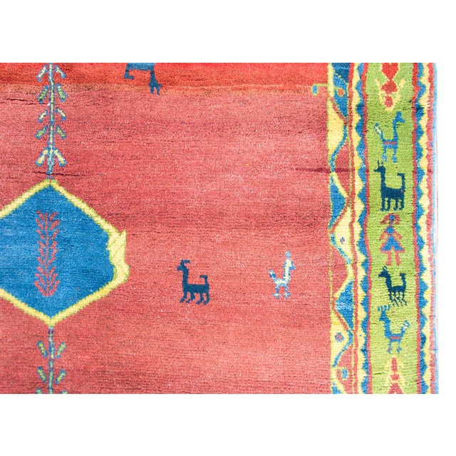 Vintage Persian Gabbeh Rug For Sale - Image 10 of 15
