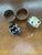 Enamel and Faux Gem Napkin Rings, Set of 4 For Sale - Image 11 of 16