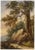 An original early 19th-century watercolour painting, Circle of James Ward RA, Trees by Rocky Path with Figure.This...