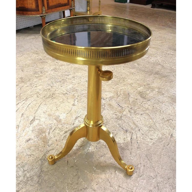 Maison Toulouse French Brass Telescoping Table For Sale - Image 4 of 9