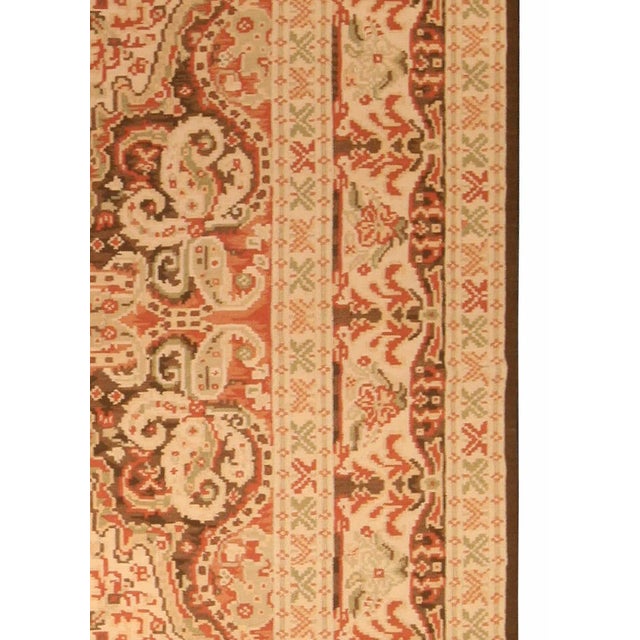 Early 21st Century Contemporary Floral, Bessarabian Style Handmade Wool Rug by Doris Leslie Blau For Sale - Image 5 of 7