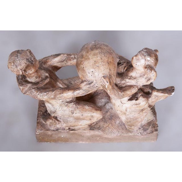 Mid-Century Plaster Statue from Karel Hájek, 1980s For Sale - Image 9 of 12