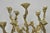 Vintage Mid Century Modern Brutalist Brass Judaica Candelabra by Wainberg For Sale - Image 4 of 11