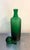 1950s Mid Century Modern Green Glass Large Decanter For Sale - Image 4 of 4