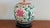1960s Chinoiserie Ginger Jar Lamp With Pink and Green Floral Design and Pink Shade For Sale - Image 4 of 10