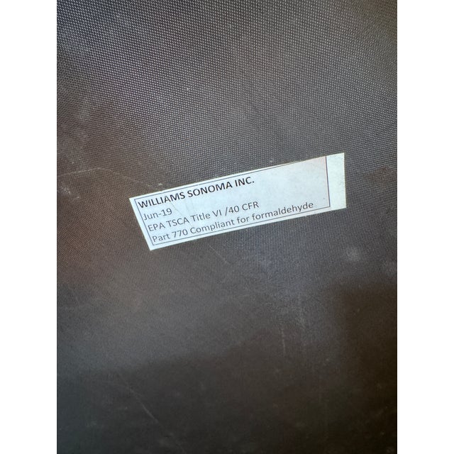 Glass Williams Sonoma Horn + Bone Mirror For Sale - Image 7 of 12