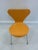 Yellow Model 3107 Chair by Arne Jacobsen, 1980s For Sale - Image 8 of 10