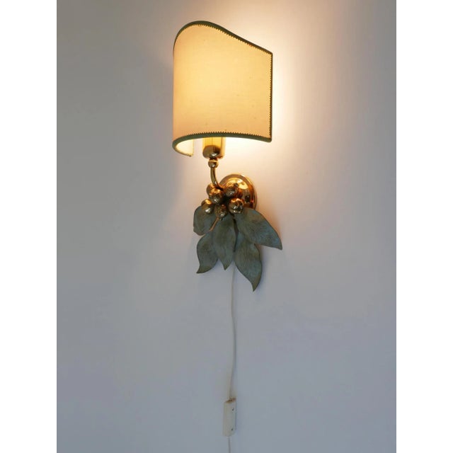 Mid-Century Bronze & Patinated Brass Sconce For Sale - Image 10 of 18