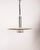 A Scandinavian ceiling lamp with a Space Age aesthetic, crafted in the 1970s from lacquered and chromed metal. The piece...