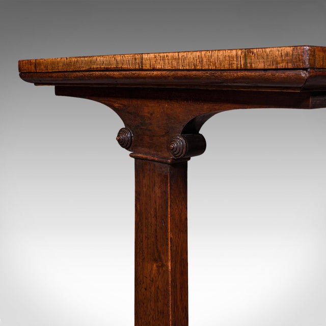 Antique Side Table, English, Morning Room, Lounge, Reading, Serving, Regency For Sale - Image 9 of 10