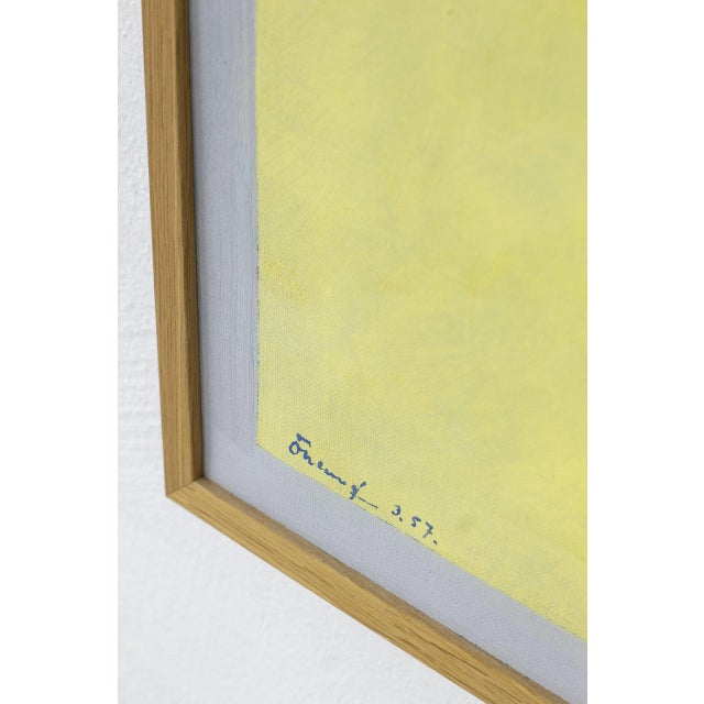 Painting by Bertil Öhlund, Oil on Canvas, 1957 For Sale - Image 6 of 7