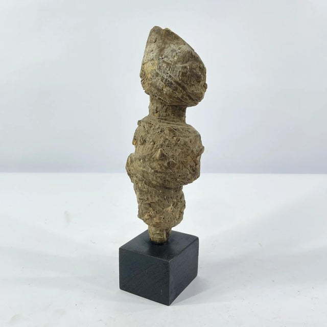 African Early 20th Century Bakongo Wooden Figure on Custom Stand For Sale - Image 3 of 6
