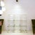 Vintage Modular Glass Cube Shelving Unit, 1980s, Set of 9, in Very Good conditions. Designed 1980 to 1989