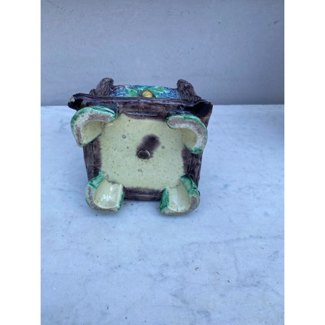 French Majolica Palissy Cache Pot Thomas Sergent For Sale In Austin - Image 6 of 6