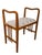Very rare Vienna Secession ottoman or dressing stool in the manner of Otto Wagner, Vienna 1900s. Solid ashwood tapered...