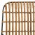 Wicker Dining Chair in Natural Brown Wash - a Pair For Sale - Image 9 of 11