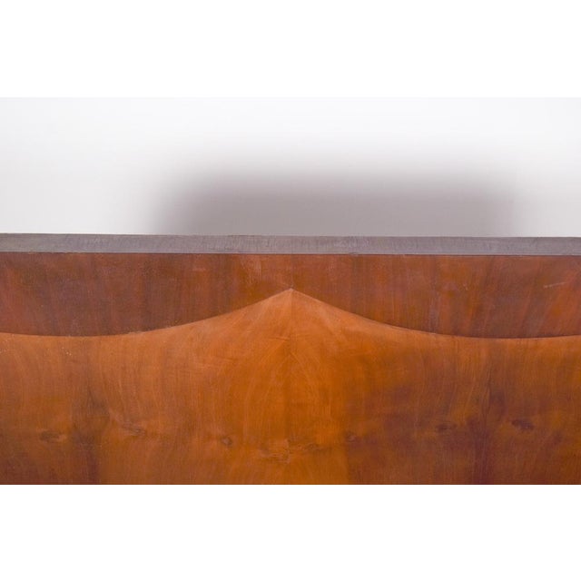 Brown Art Deco Portuguese Double Bed, 1920 For Sale - Image 8 of 11