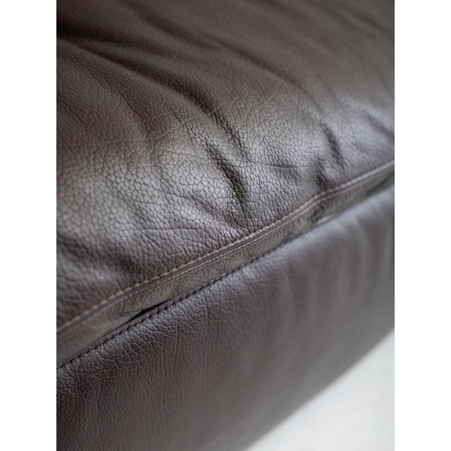 Leather "Confidential" Sofa by Alberto Rosselli for Saporiti For Sale - Image 11 of 17