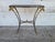 1980s French Style Metal, Brass & Marble Console Table. For Sale - Image 4 of 18