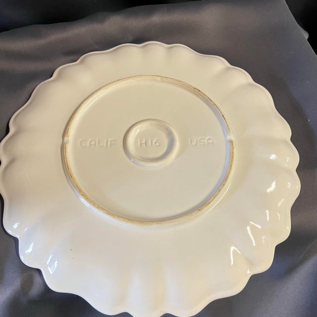 Early 20th Century Vintage California Pottery Ivory Tureen Set With Ladle & Platter - Set of 3 For Sale - Image 5 of 12