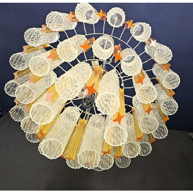 Vintage Chandelier with Three Floors of Murano Glass, 2002 For Sale - Image 9 of 16