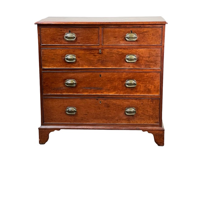 Late Georgian English Mahogany Chest of Drawers, Circa 1780–1810 For Sale - Image 10 of 10