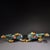 Pair of Antique Gilt Cloisonné Guardian Lion Figurines, 2000g Total For Sale - Image 4 of 8