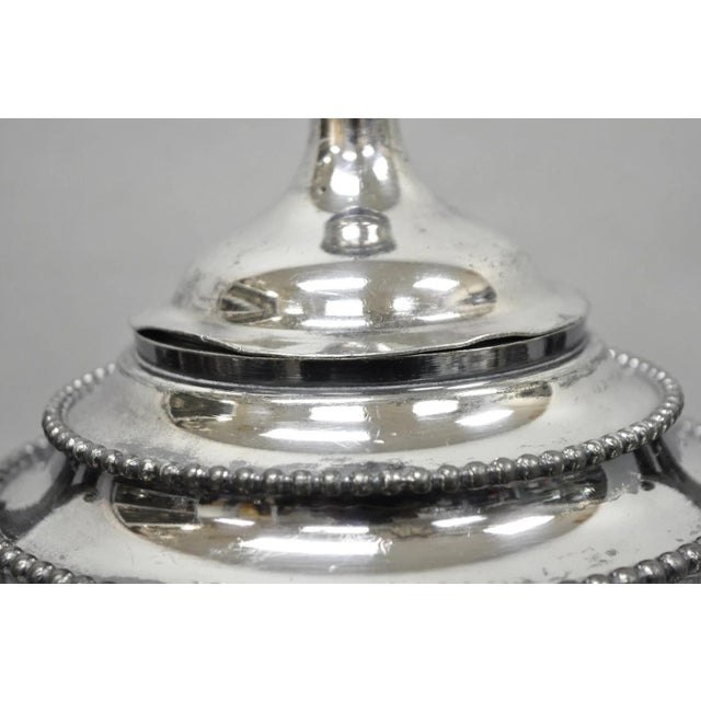 Antique Reed & Barton 1929 English Regency Silver Plated Samovar Tea Set - 4 PCS For Sale - Image 13 of 18