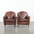 Art Deco Club Chairs in Leather, Set of 2 For Sale - Image 14 of 14