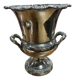 Vintage Silver Metal Cooler, 1928
