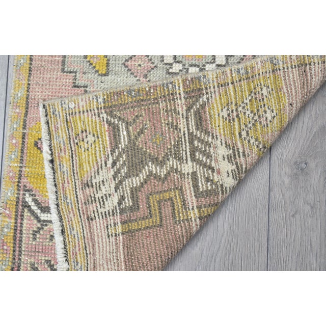 1960s Faded Floral Turkish Rug For Sale - Image 4 of 6
