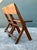 Vintage French Folding Chairs - A Pair For Sale - Image 10 of 12