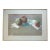 Vintage Pastel Still Life of Fuji Apples Matted and Framed. 25x18.5” Signed For Sale