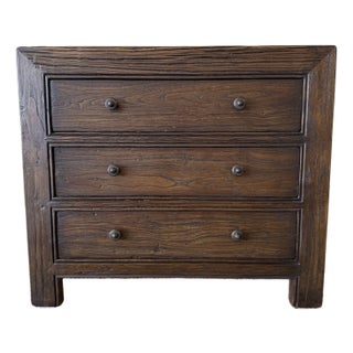Ollie II 3 Drawer Nightstand - Walnut Finish For Sale