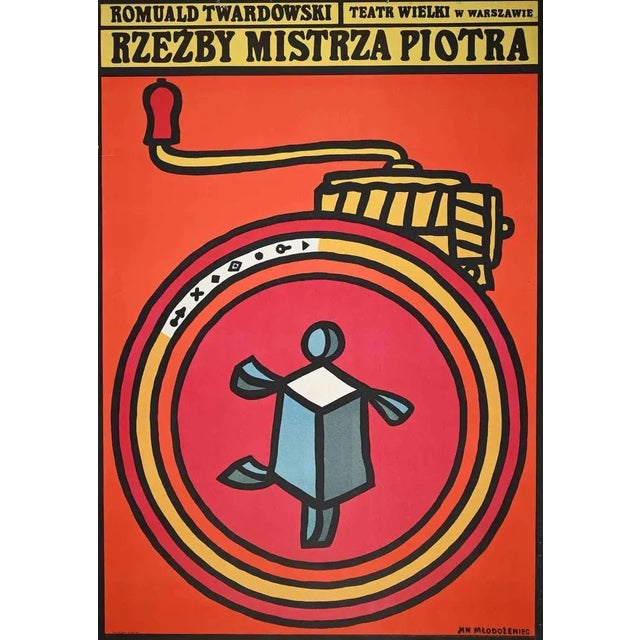 Theatre Wielki W Warszawie - Poster is a vintage offset print realized in the 1970s. Signed on the plate Good conditions.