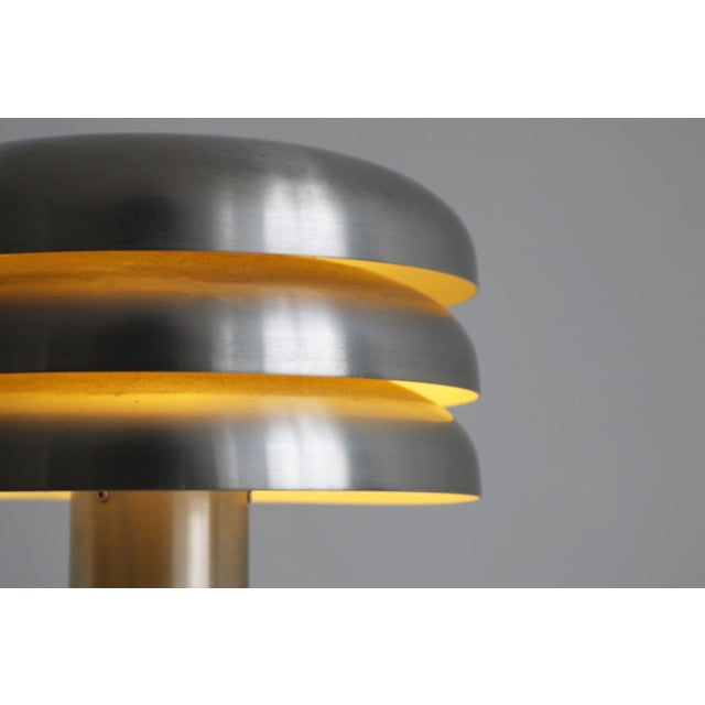Metal Mid-Century Modern Table Lamp by Hans-Agne Jakobsson for Markaryd, 1960 For Sale - Image 7 of 13