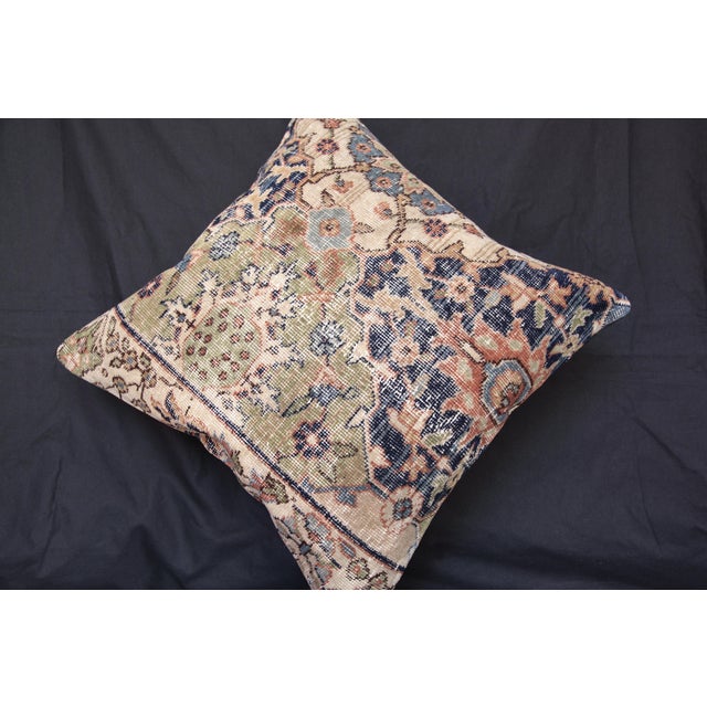 Art Deco Decorative Vintage Rug Pillow Cushion Cover -20'' X 20'' For Sale - Image 3 of 11